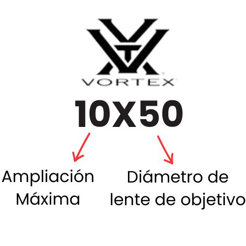 Binoculares vortex 10x50