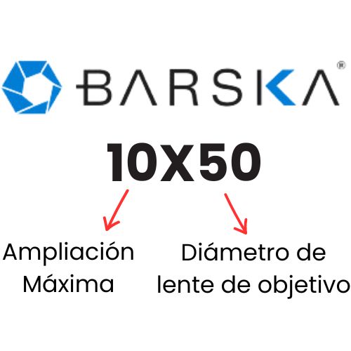 Binoculares Barska tamaño 10x50